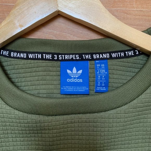 Adidas Originals Trefoil Waffle Sweatshirt - Picture 2 of 4